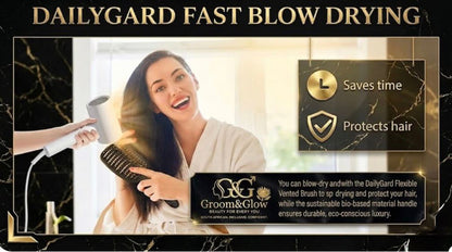 Groom&Glow™ Detangler Brush & Hair Towel Set